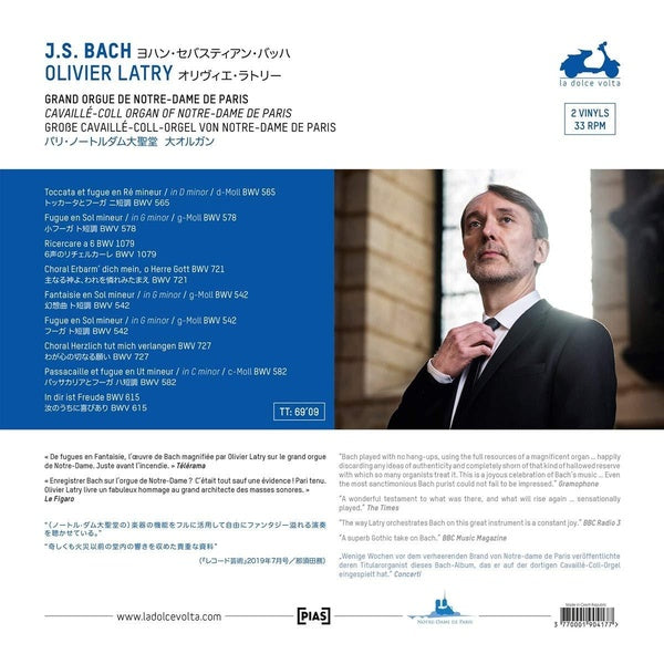 Bach To The Future (Lp) (Notre Dame De Paris) - Front Cover