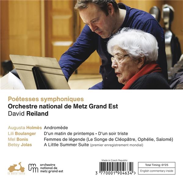Betsy Jolas, Bonis, Boulanger, Holmès : Poétesses symphoniques - Front Cover