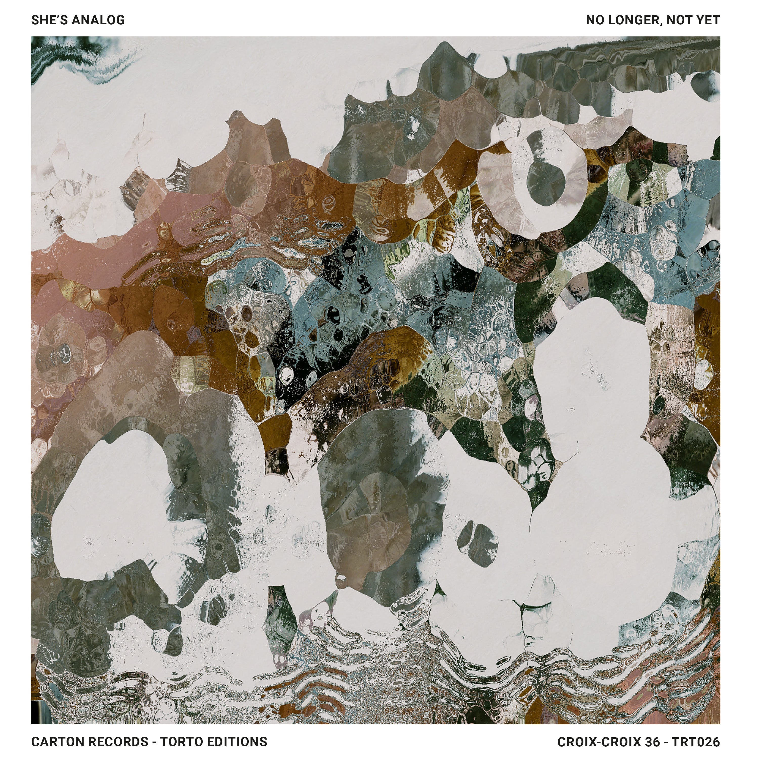 No longer, Not Yet - Front Cover