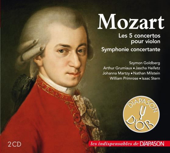 Mozart Les 5 concertos pour violon Symphonie concertante - Front Cover