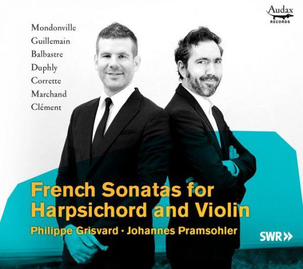 French sonatas for harpsichord and violin - Front Cover
