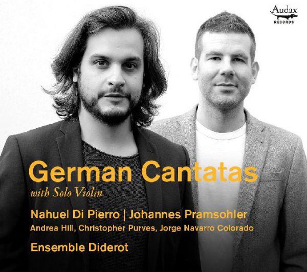 German cantatas with solo violin - Front Cover