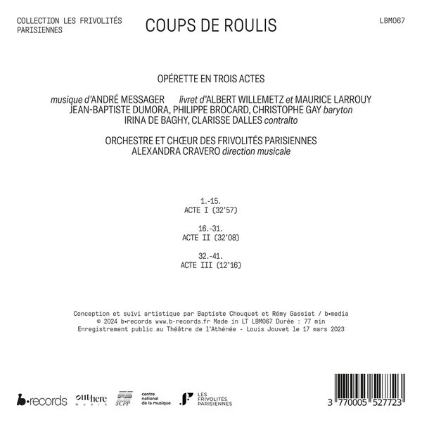 Coups de Roulis - Front Cover