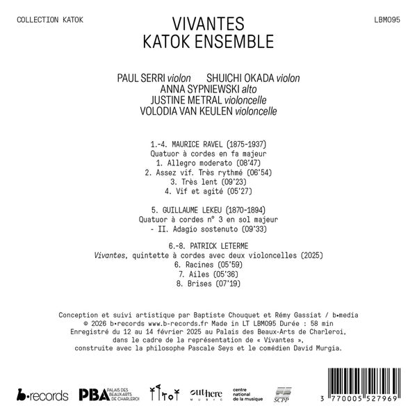 Vivantes - Front Cover