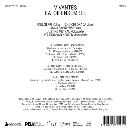 Vivantes - Front Cover