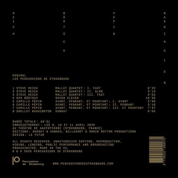 Minimal - Front Cover