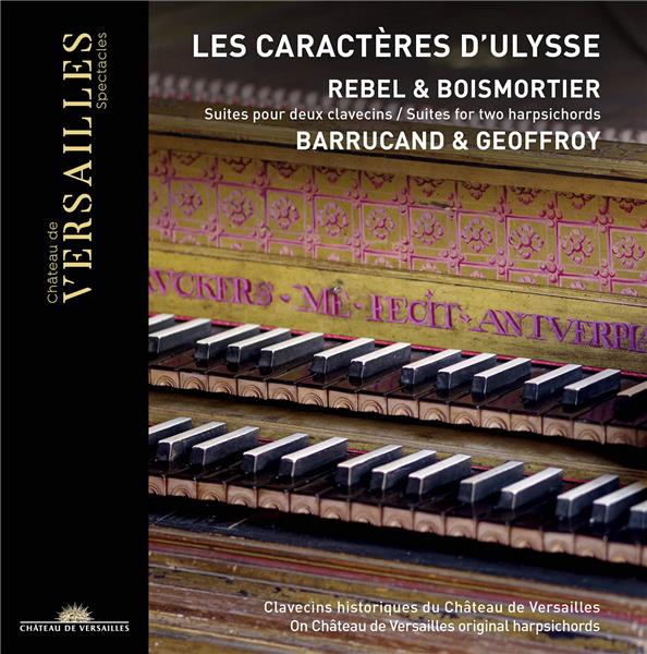 Rebel et Boismortier Les caractères d'Ulysse Suites pour 2 clavecins - Front Cover