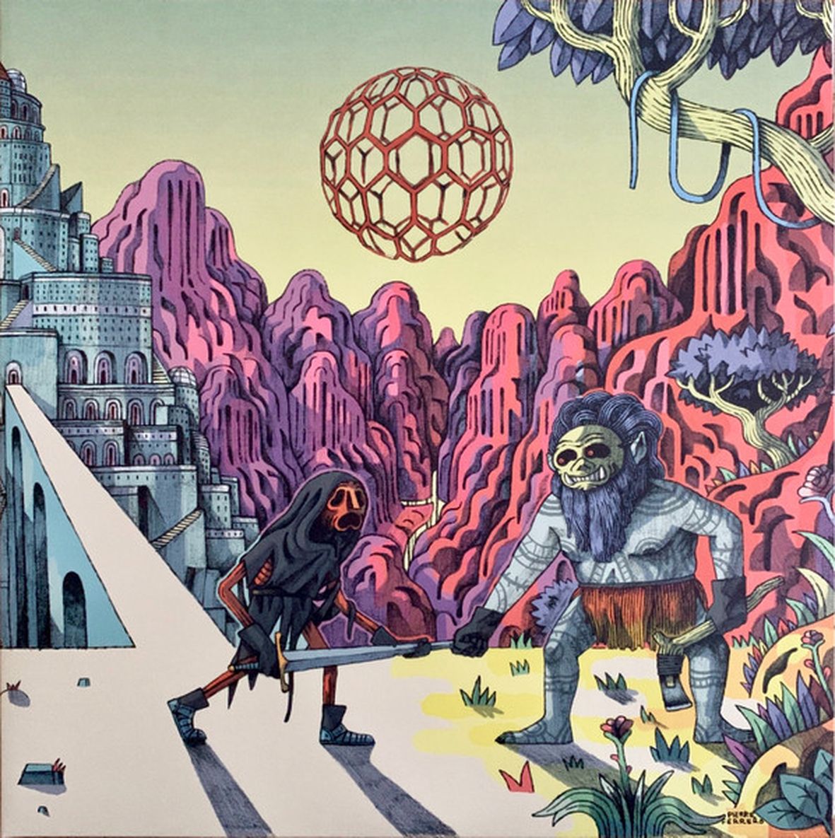 SPACE IS THE HEY + LA PLANETE INEXPLOREE (2 vinyls) - Front Cover