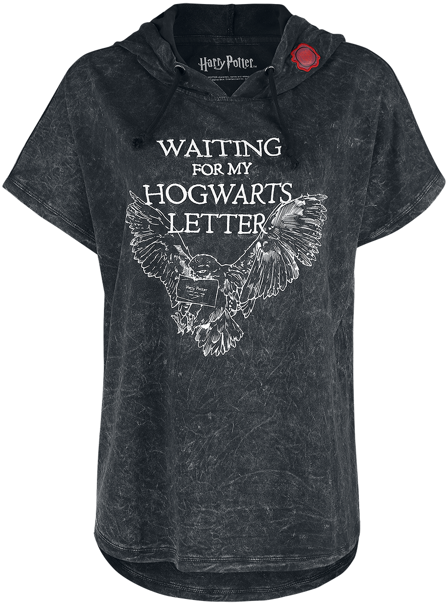 T-Shirt Manches courtes  de Harry Potter - Hogwarts Letter - Waiting - M à 3XL - pour Femme - gris foncé - Harry Potter - View 2