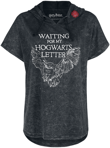 T-Shirt Manches courtes  de Harry Potter - Hogwarts Letter - Waiting - M à 3XL - pour Femme - gris foncé - Harry Potter - View 2