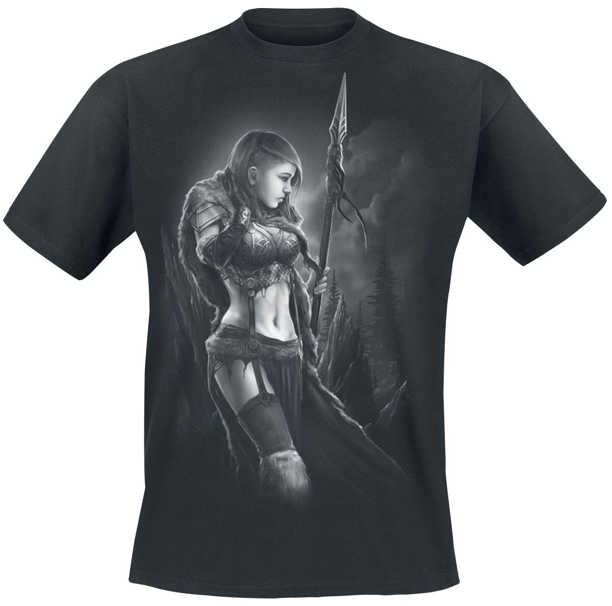 T-Shirt Manches courtes  de Toxic Angel - Spirit of Huntress - S à 4XL - pour Homme - noir - Toxic Angel