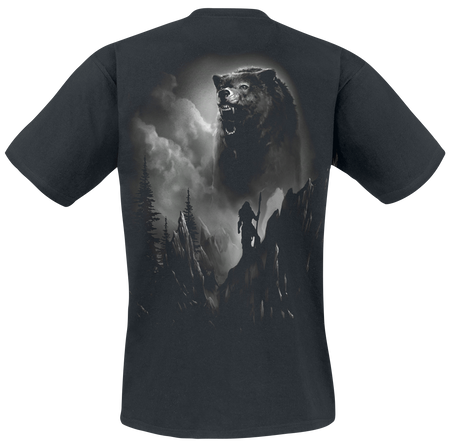 T-Shirt Manches courtes  de Toxic Angel - Spirit of Huntress - S à 4XL - pour Homme - noir - Toxic Angel - View 2