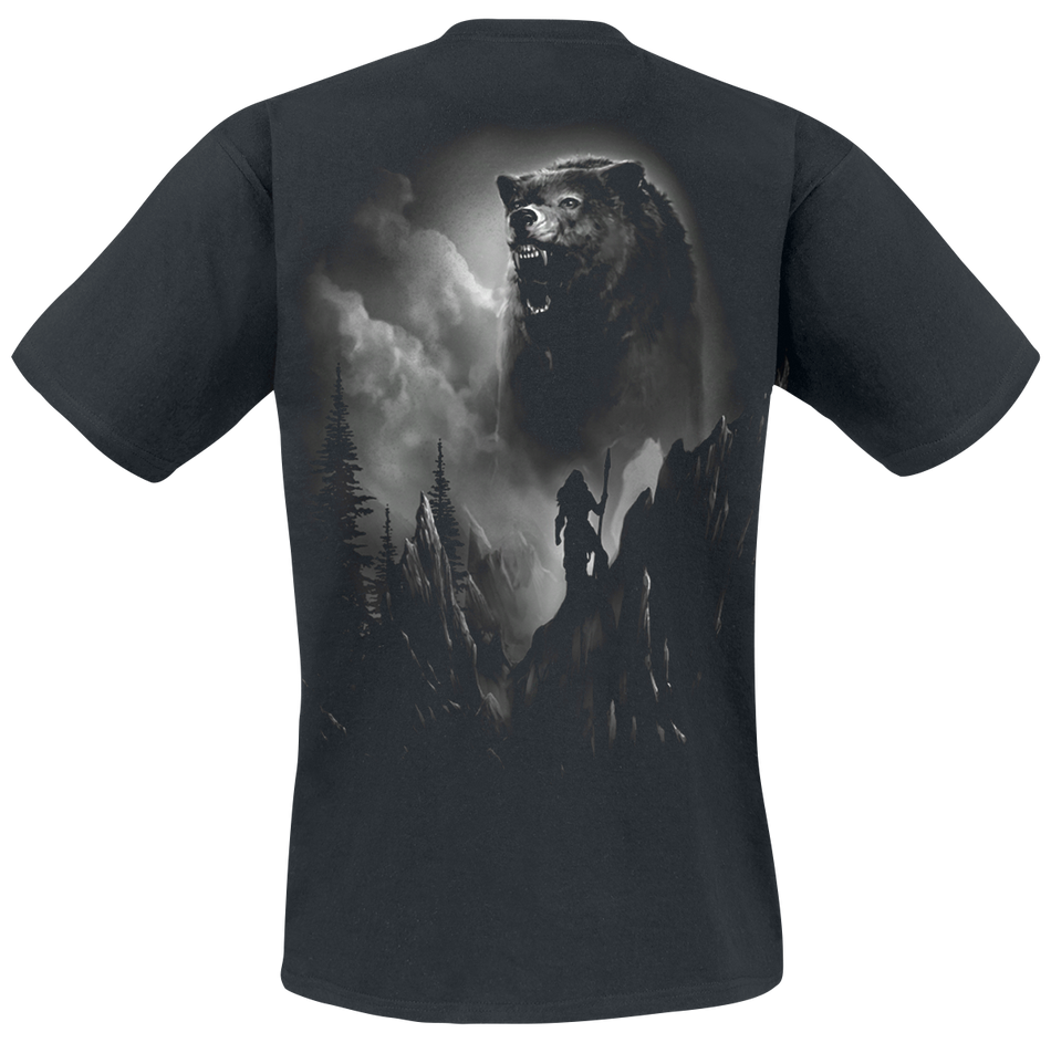T-Shirt Manches courtes  de Toxic Angel - Spirit of Huntress - S à 4XL - pour Homme - noir - Toxic Angel - View 2