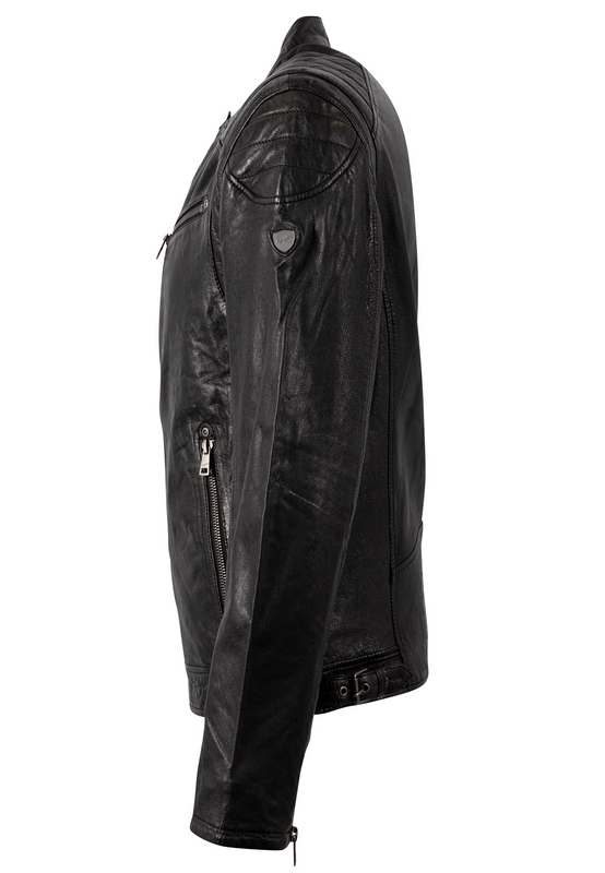Veste en cuir  de Mauritius - Colt W18 Lasanv - S à 3XL - pour Homme - noir - Mauritius - View 2