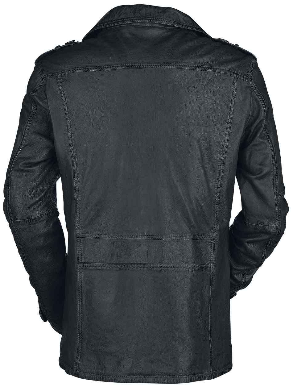 Manteau en cuir  de Gipsy - MIC Latriv W - S à 3XL - pour Homme - graphite - gipsy - View 2