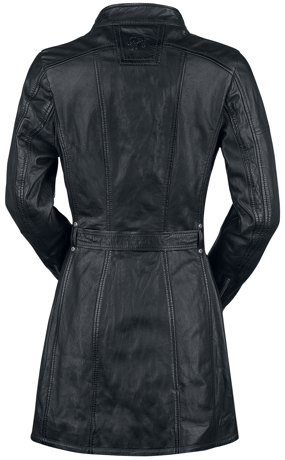 Manteau en cuir  de Gipsy - GWAyleen - XS à XXL - pour Femme - noir - gipsy - View 2