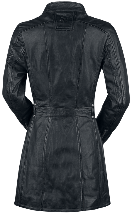 Manteau en cuir  de Gipsy - GWAyleen - XS à XXL - pour Femme - noir - gipsy - View 2