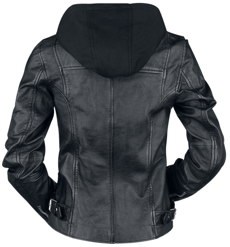 Veste en cuir  de Gipsy - Raja Slim Fit LEGV - XS à XXL - pour Femme - noir - gipsy - View 2