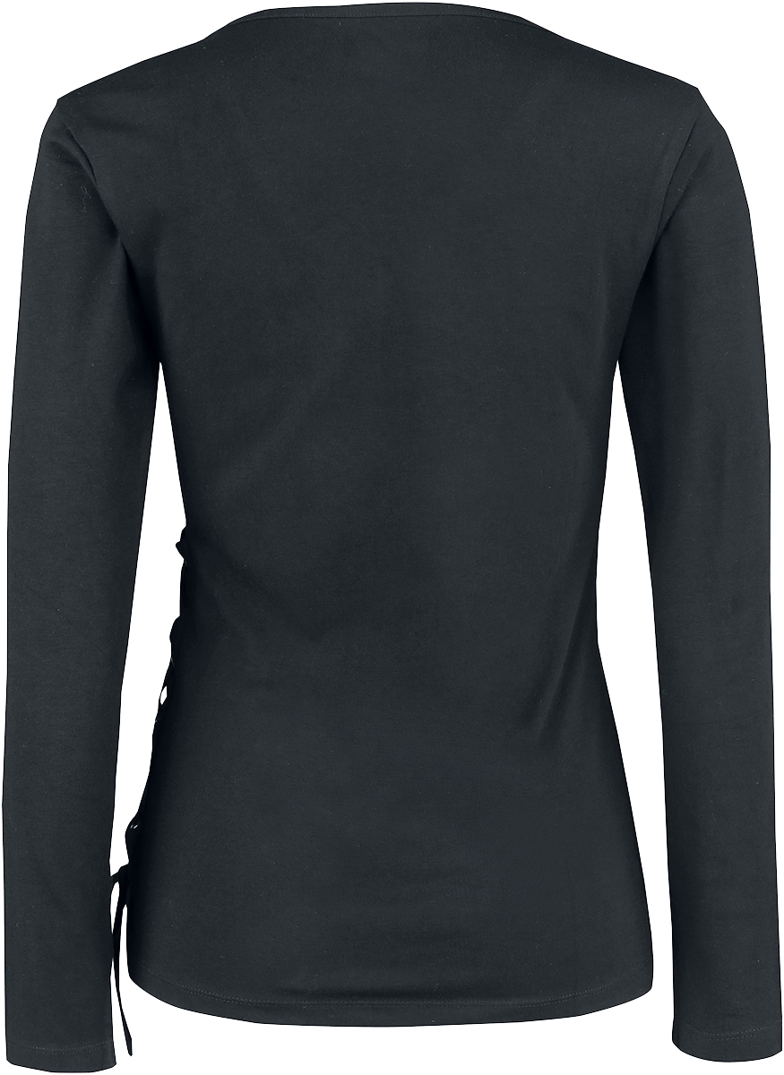 T-shirt manches longues  de Black Premium by EMP - My Extraordinary Mind - S à XXL - pour Femme - noir - Black Premium by EMP - View 2