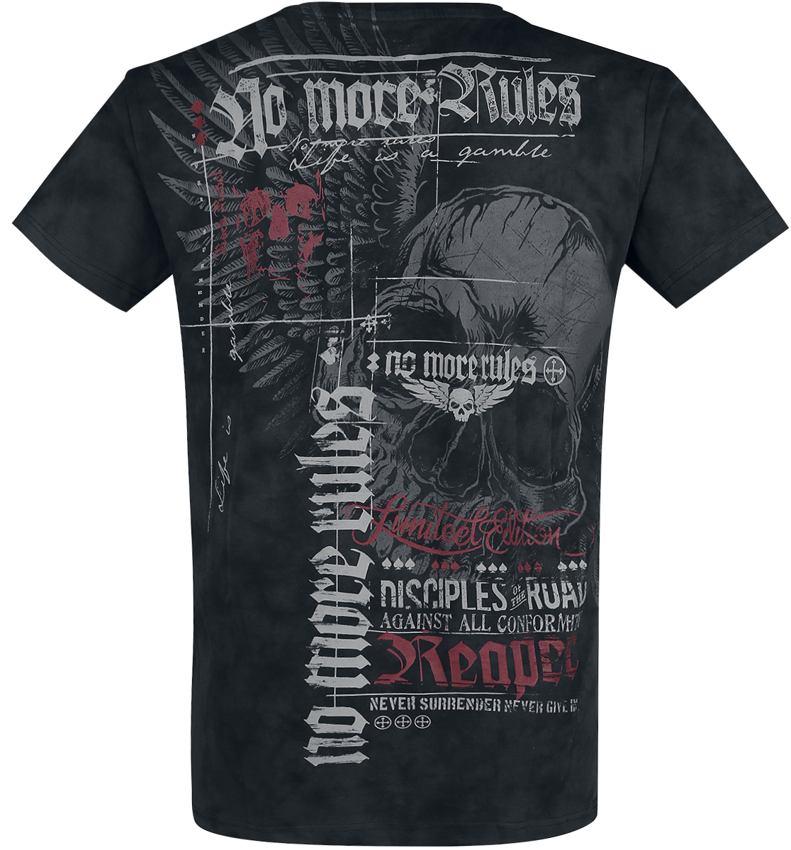 T-Shirt Manches courtes  de Rock Rebel by EMP - Heavy Soul - M à 3XL - pour Homme - noir - Rock Rebel by EMP - View 2