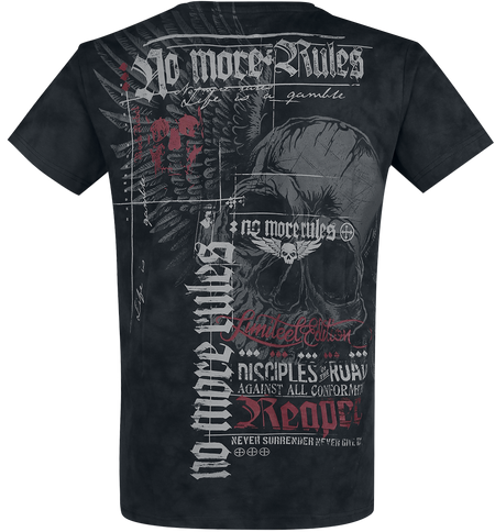 T-Shirt Manches courtes  de Rock Rebel by EMP - Heavy Soul - M à 3XL - pour Homme - noir - Rock Rebel by EMP - View 2
