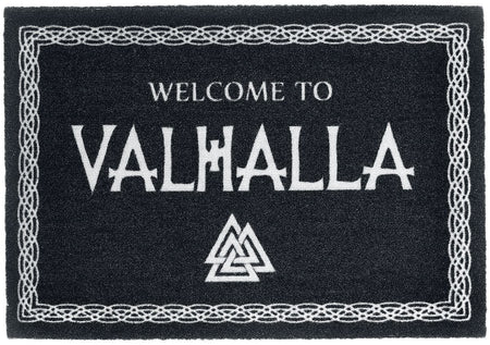 Paillasson Fun de Welcome to Valhalla - pour Indifférent - noir/blanc - Welcome to Valhalla