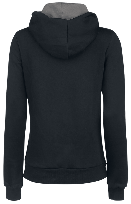 Sweat-shirt à capuche Disney de L'Étrange Noël De Monsieur Jack - Jack Skellington & Sally - Seriously Spooky - XS à 5XL - pour Femme - noir/gris - L'Étrange Noël De Monsieur Jack - View 2