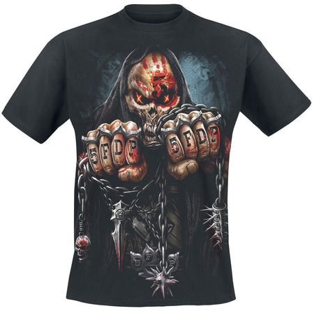 T-Shirt Manches courtes  de Five Finger Death Punch - Game Over - M à 4XL - pour Homme - noir - Five Finger Death Punch