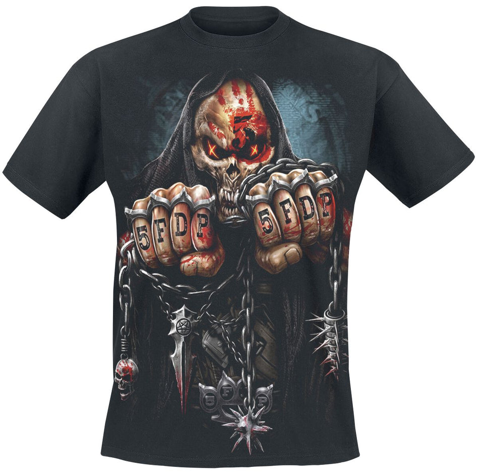 T-Shirt Manches courtes  de Five Finger Death Punch - Game Over - M à 4XL - pour Homme - noir - Five Finger Death Punch