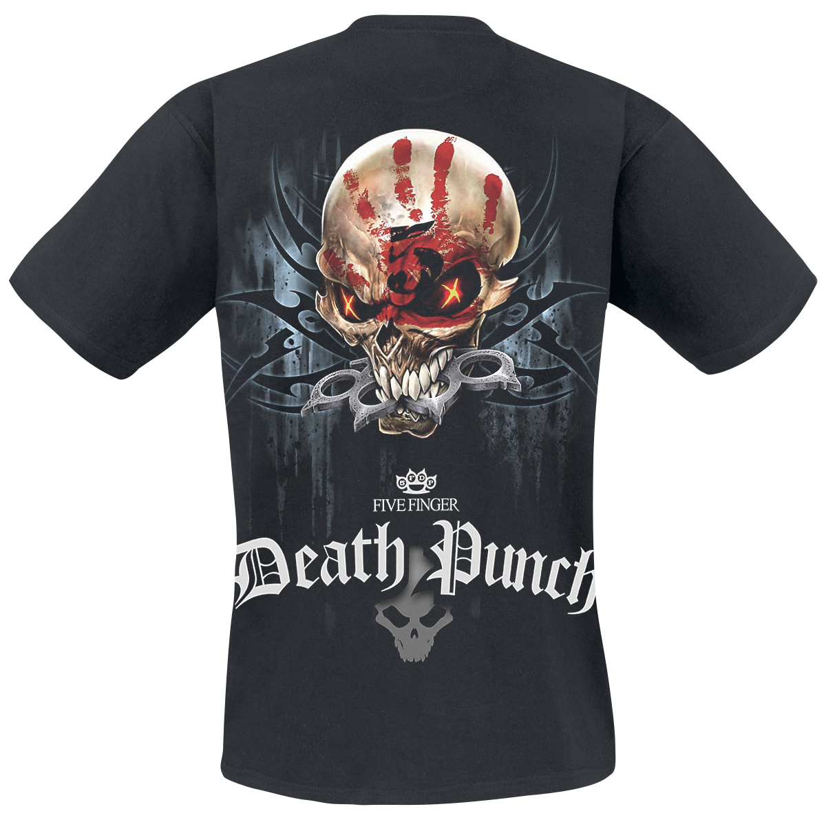 T-Shirt Manches courtes  de Five Finger Death Punch - Game Over - M à 4XL - pour Homme - noir - Five Finger Death Punch - View 2