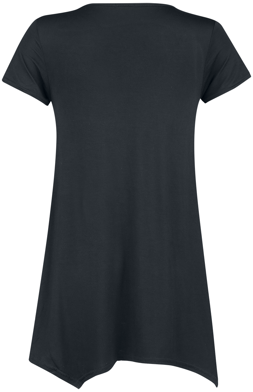 T-Shirt Manches courtes Gothic de Spiral - Wolf Roses - M à XL - pour Femme - noir - Spiral - View 2