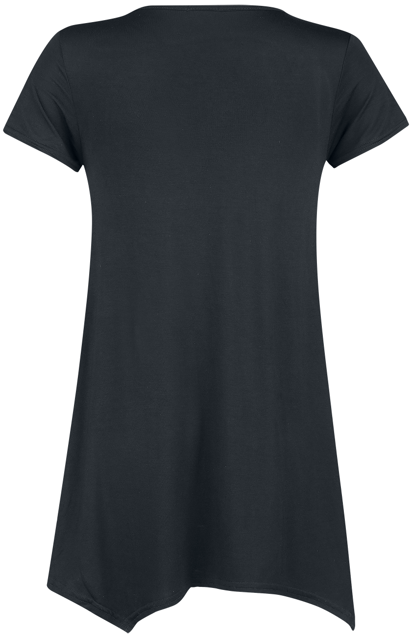 T-Shirt Manches courtes Gothic de Spiral - Wolf Roses - S à XXL - pour Femme - noir - Spiral - View 2