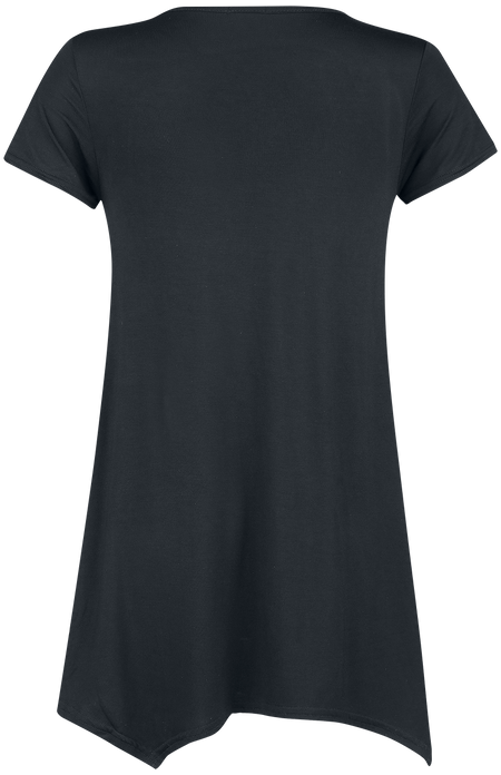 T-Shirt Manches courtes Gothic de Spiral - Wolf Roses - S à XXL - pour Femme - noir - Spiral - View 2