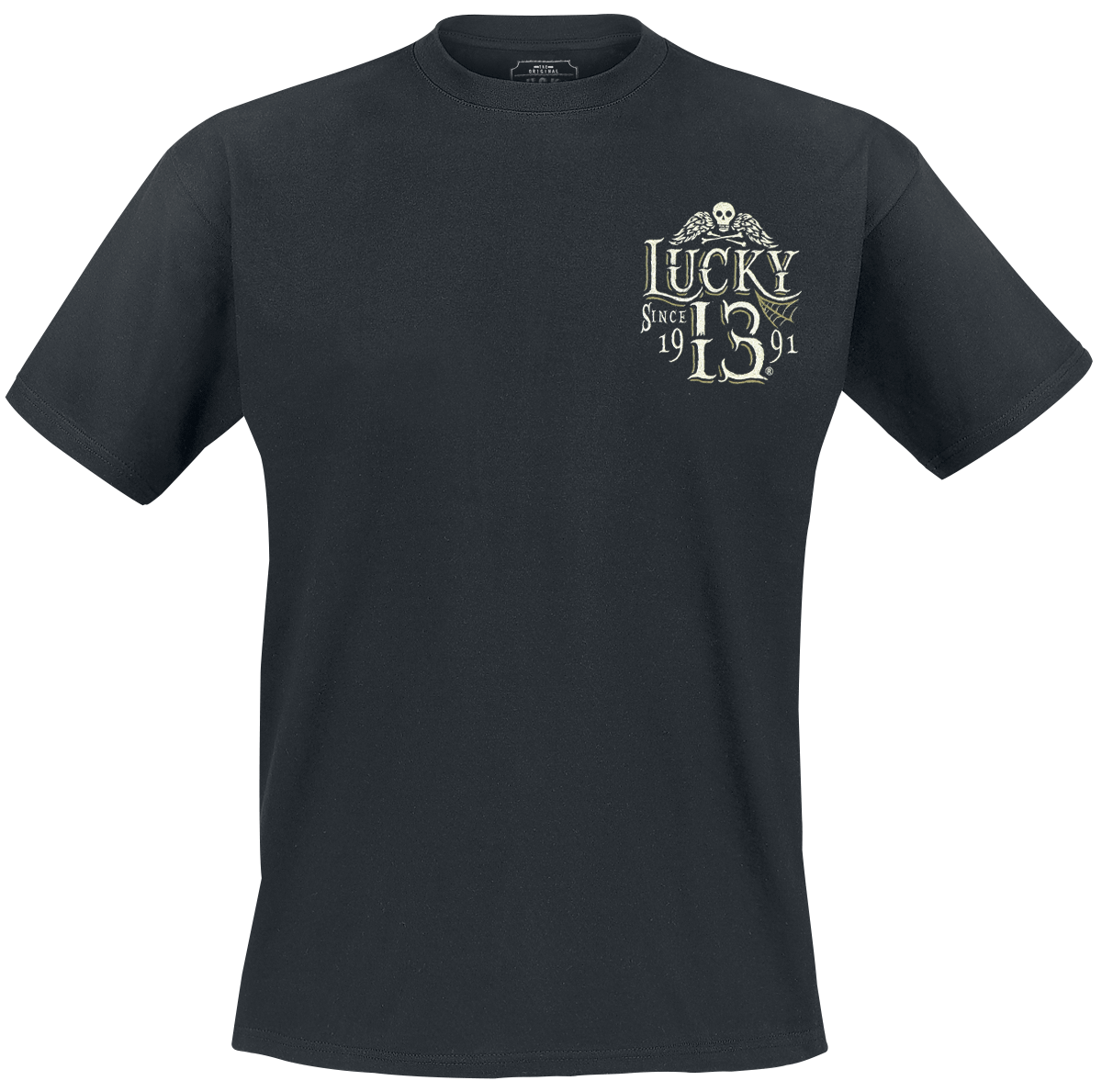 T-Shirt Manches courtes Rockabilly de Lucky 13 - Dead Skull - S à 3XL - pour Homme - noir - Lucky 13 - View 2