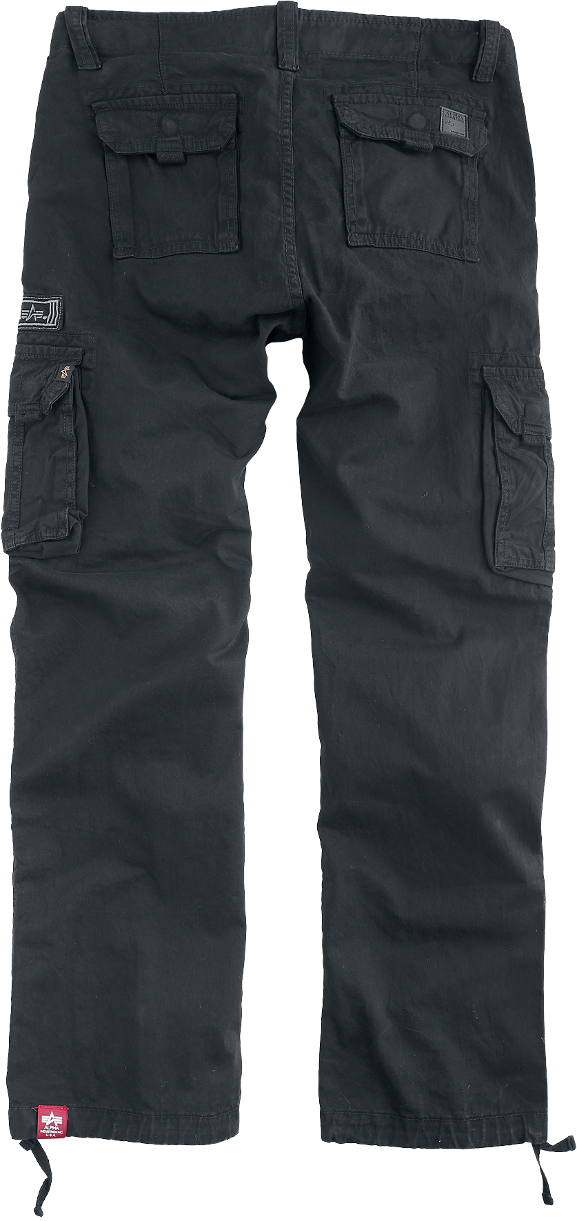 Pantalon Cargo  de Alpha Industries - Pantalon Cargo Jet - W30L34 à W40L34 - pour Homme - noir - alpha industries - View 2