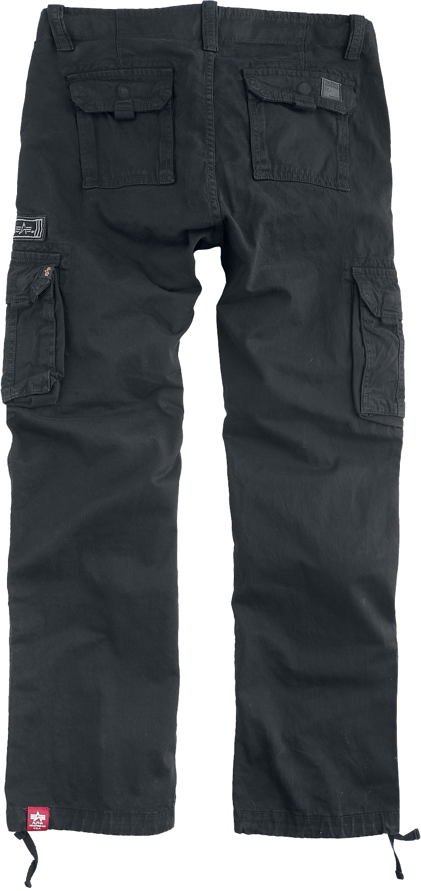 Pantalon Cargo  de Alpha Industries - Pantalon Cargo Jet - W30L34 à W38L34 - pour Homme - noir - alpha industries - View 2