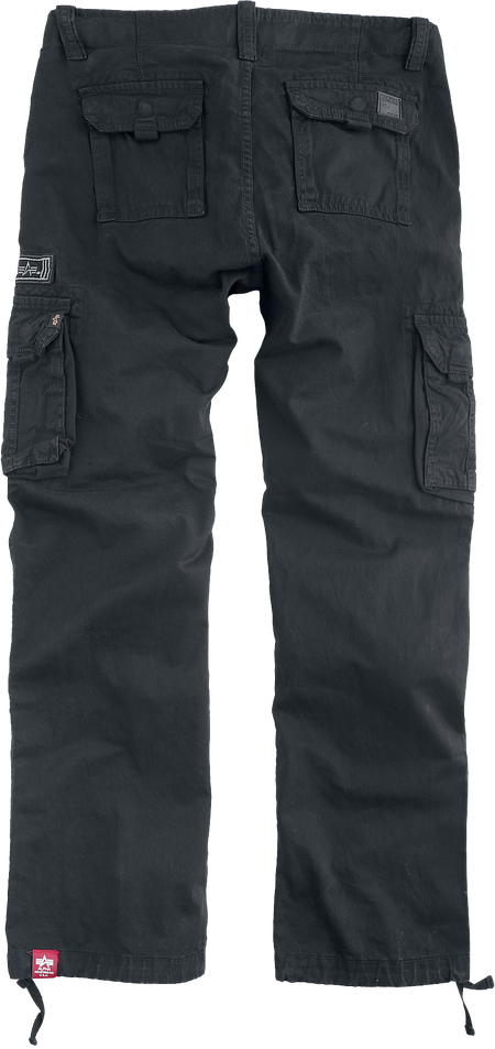 Pantalon Cargo  de Alpha Industries - Pantalon Cargo Jet - W30L34 à W38L34 - pour Homme - noir - alpha industries - View 2