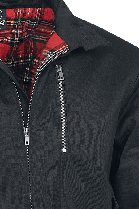 Veste mi-saison Rockabilly de Brandit - Veste d'hiver Lord Canterbury - M à XXL - pour Homme - noir - Brandit - View 2