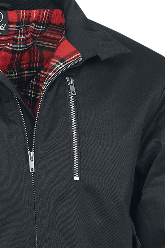 Veste mi-saison Rockabilly de Brandit - Veste d'hiver Lord Canterbury - S à XXL - pour Homme - noir - Brandit - View 2