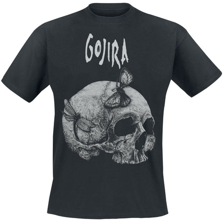 T-Shirt Manches courtes  de Gojira - Moth Skull - S à XXL - pour Homme - noir - Gojira