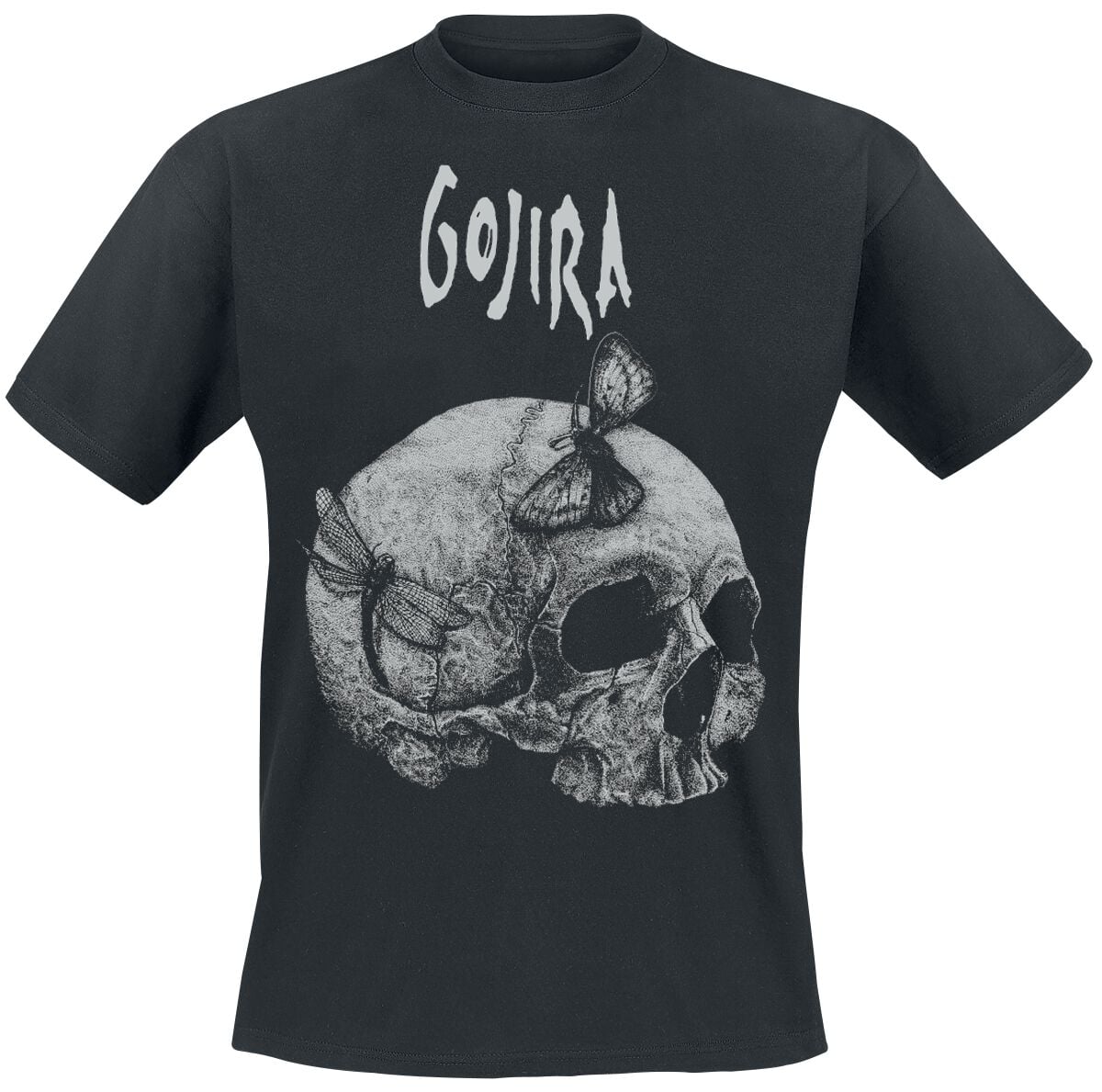 T-Shirt Manches courtes  de Gojira - Moth Skull - S à XXL - pour Homme - noir - Gojira