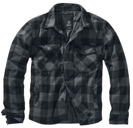 Veste mi-saison  de Brandit - Veste Bûcheron - S à 4XL - pour Homme - noir/anthracite - Brandit