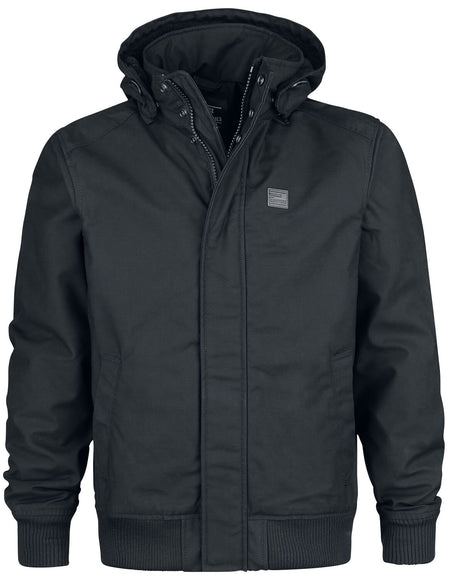 Manteau d'hiver  de Vintage Industries - Veste Hudson - S à XXL - pour Homme - noir - Vintage Industries