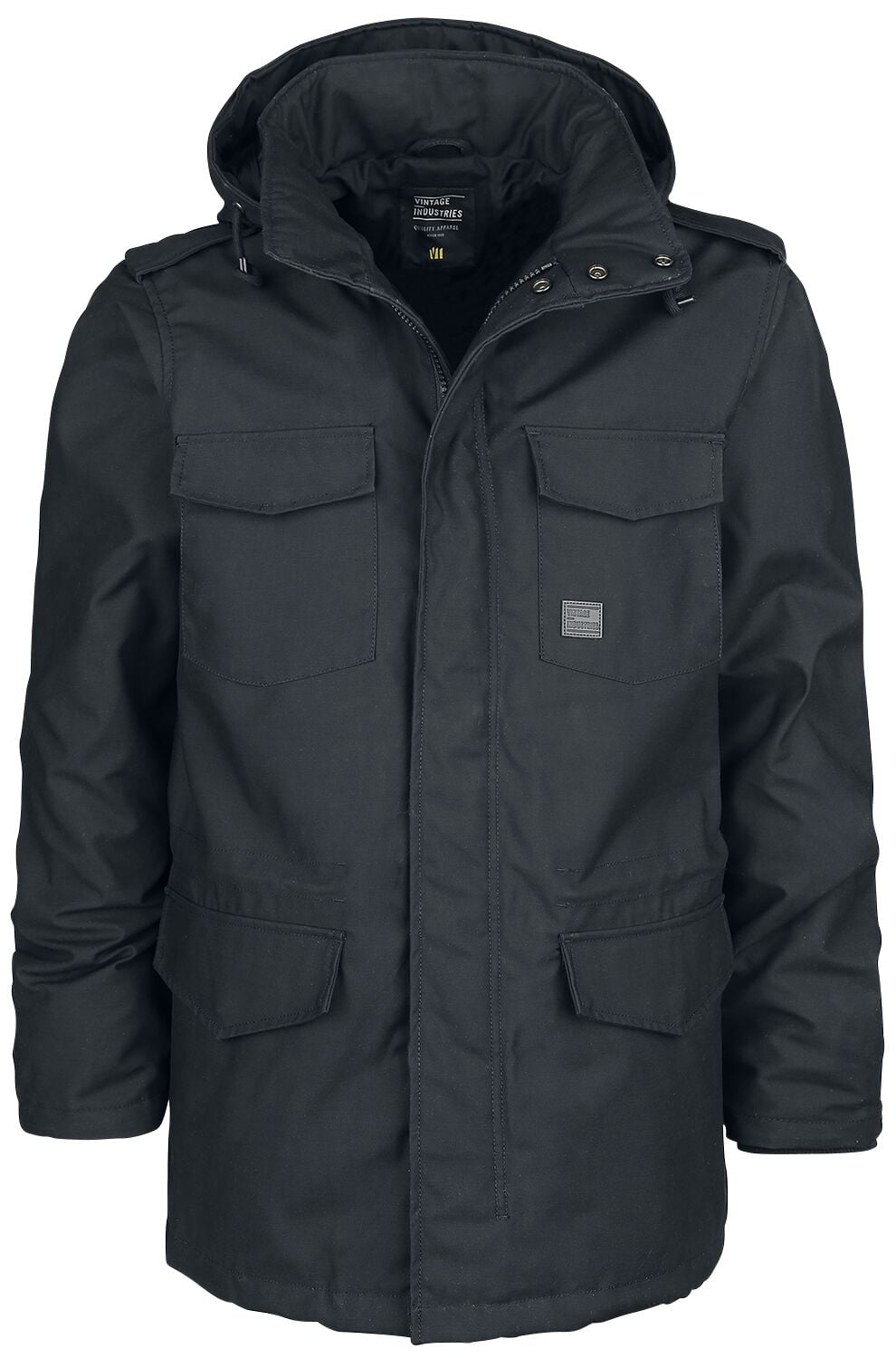 Manteau d'hiver  de Vintage Industries - Darren Parka - S à XXL - pour Homme - noir - Vintage Industries