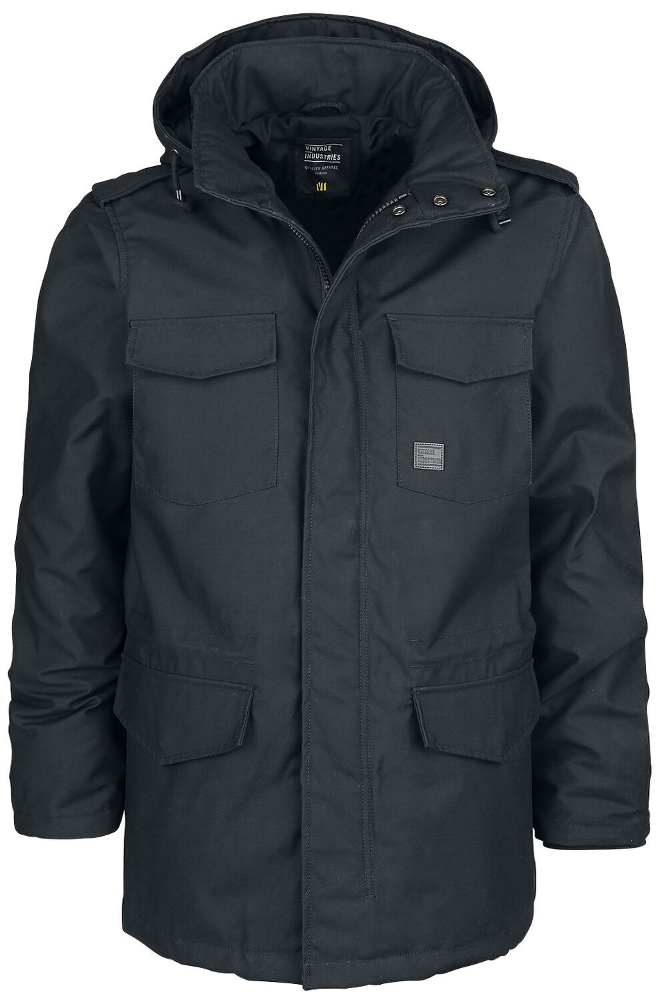 Manteau d'hiver  de Vintage Industries - Darren Parka - M à 3XL - pour Homme - noir - Vintage Industries