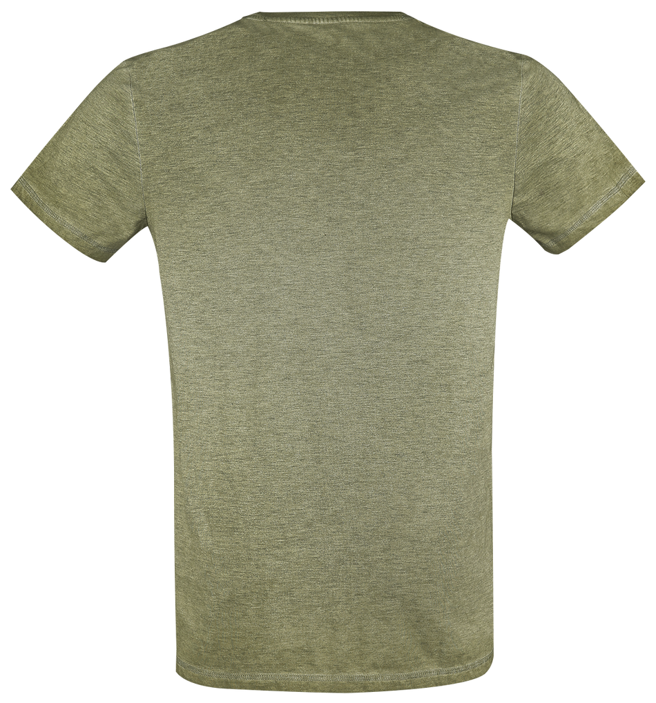 T-Shirt Manches courtes Gaming de Commodore 64 - C64 Logo - Vintage - S à XXL - pour Homme - vert chiné - Commodore 64 - View 2