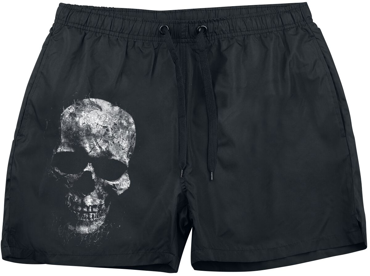 Short de bain  de Splattered Skull - L à XXL - pour Homme - noir - Splattered Skull