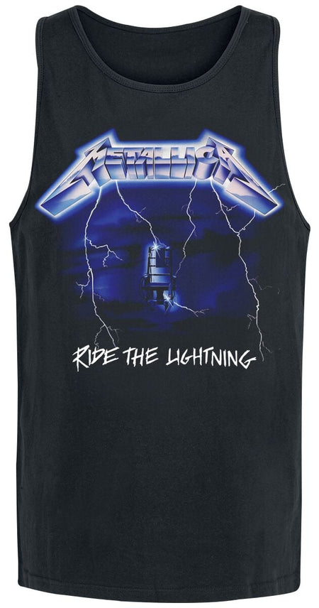 Débardeur  de Metallica - Ride The Lightning - M à 5XL - pour Homme - noir - metallica