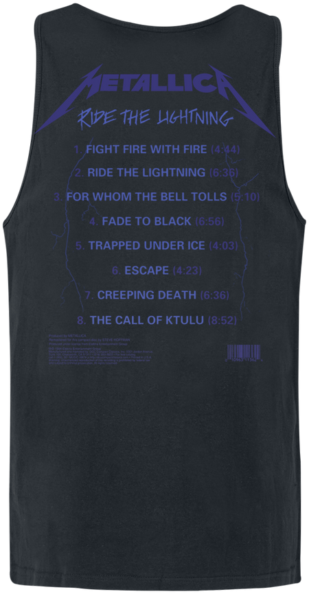 Débardeur  de Metallica - Ride The Lightning - M à 5XL - pour Homme - noir - metallica - View 2