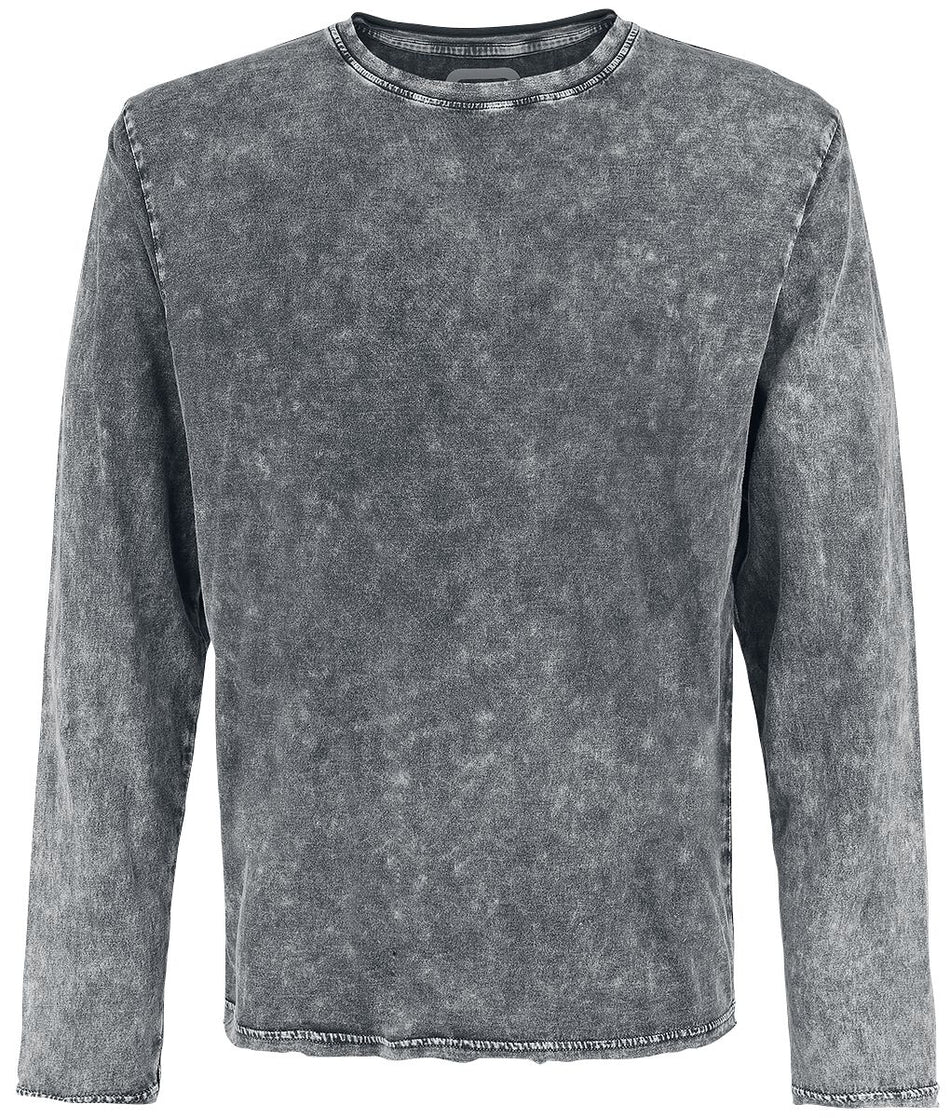 T-shirt manches longues  de RED by EMP - Overcome - S à 5XL - pour Homme - gris - RED by EMP